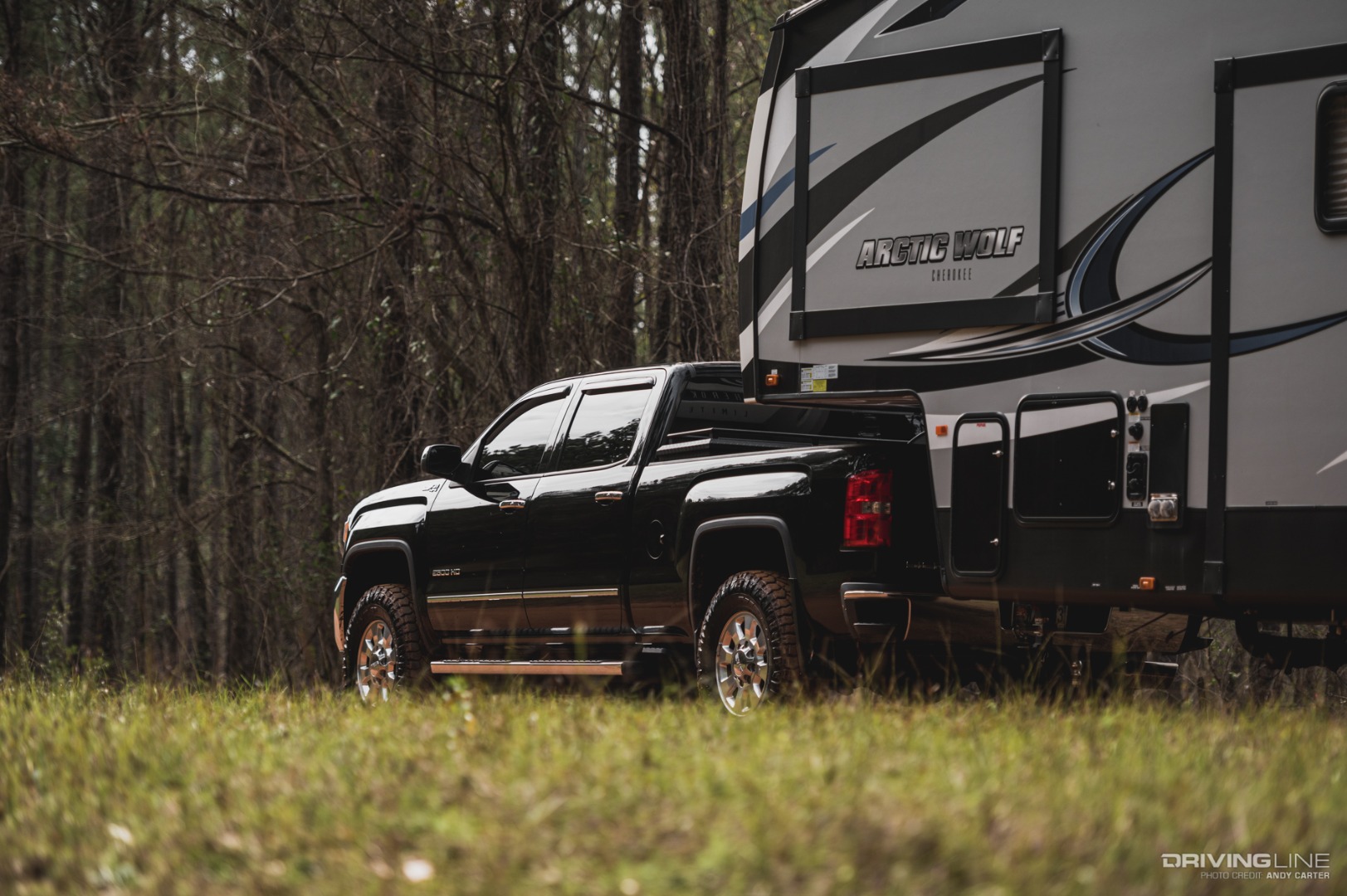 Sierra Diesel Towing an RV