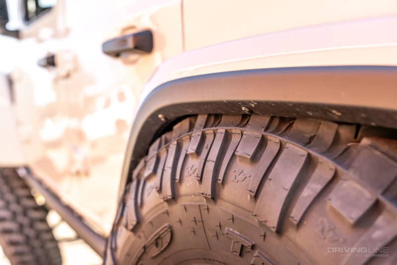 JL Fender Rub with 37s