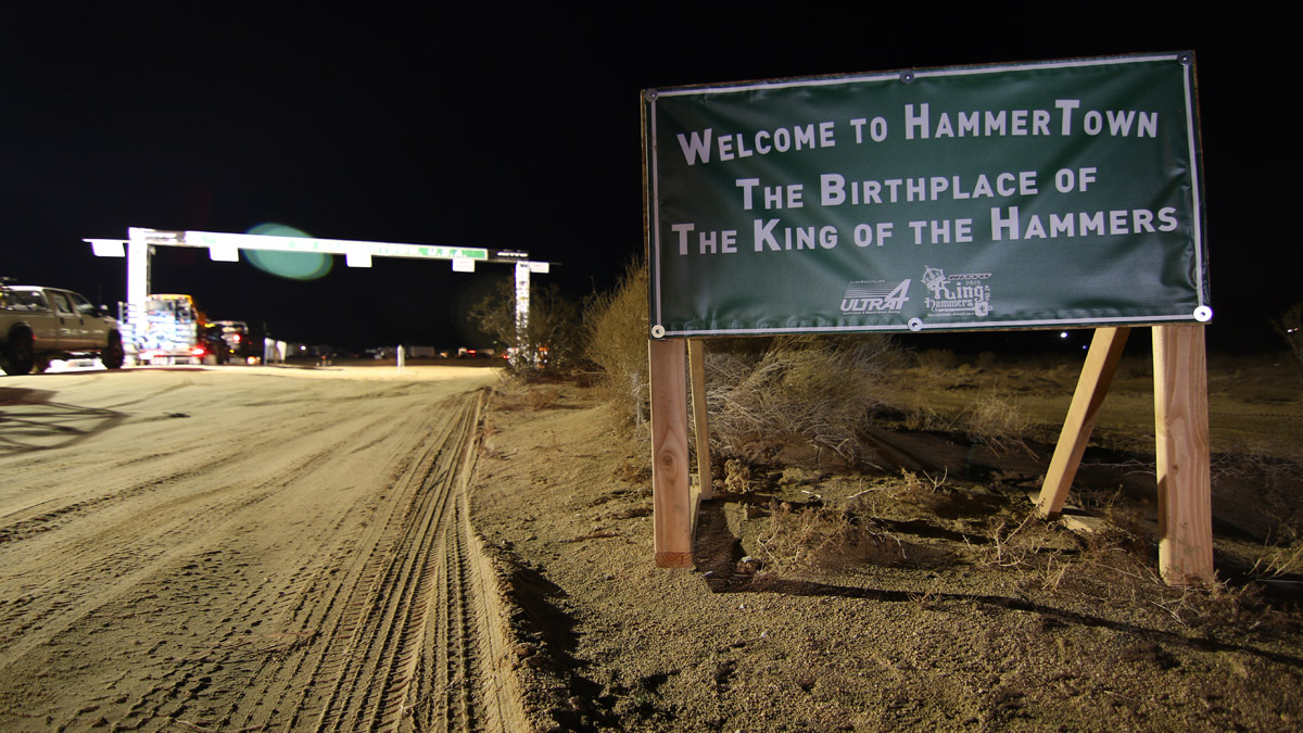 Hammertown sign King of the