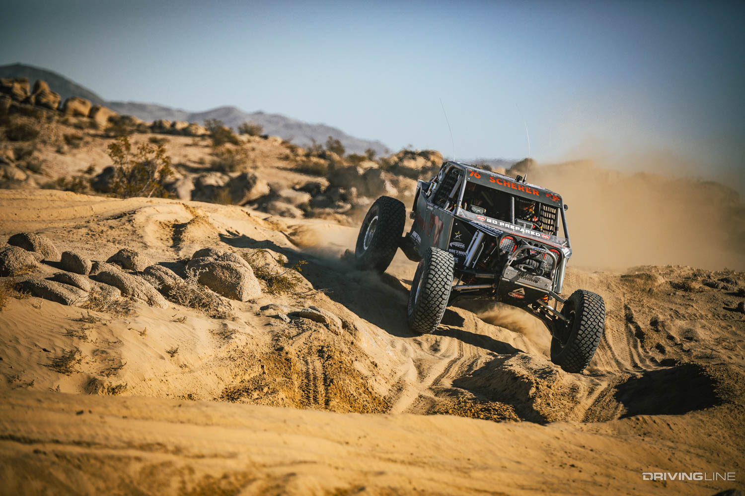 Jason Scherer racing King of the Hammers