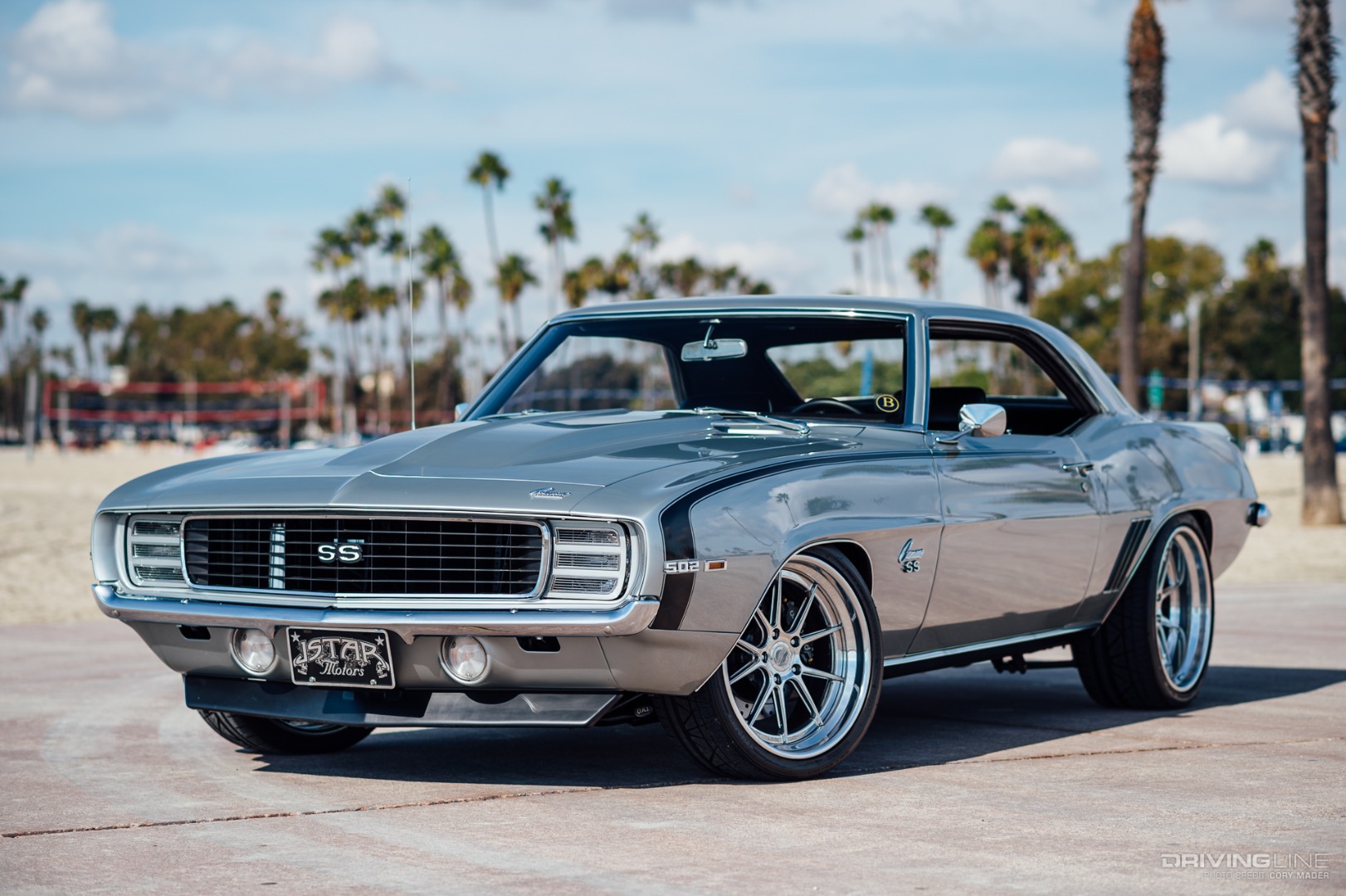 1969 Camaro RS SS 502 ProTouring Front 3/4 on Nitto INVO