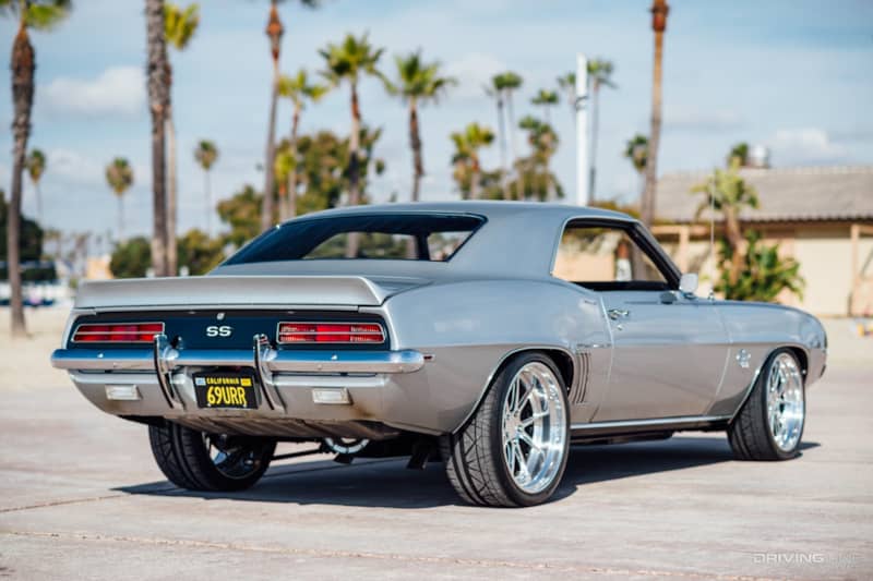 1969 Camaro RS SS 502 ProTouring Rear 3/4 on Nitto INVO