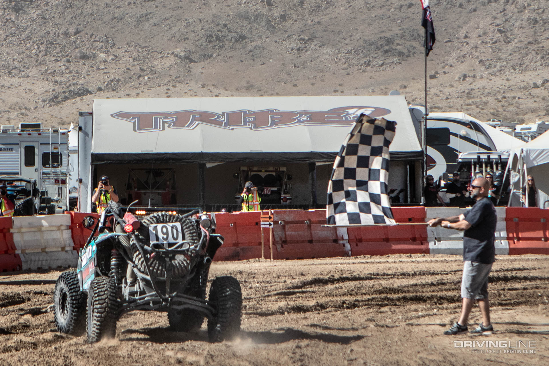 Hunter Miller Crosses Finish at the KOH UTV Race