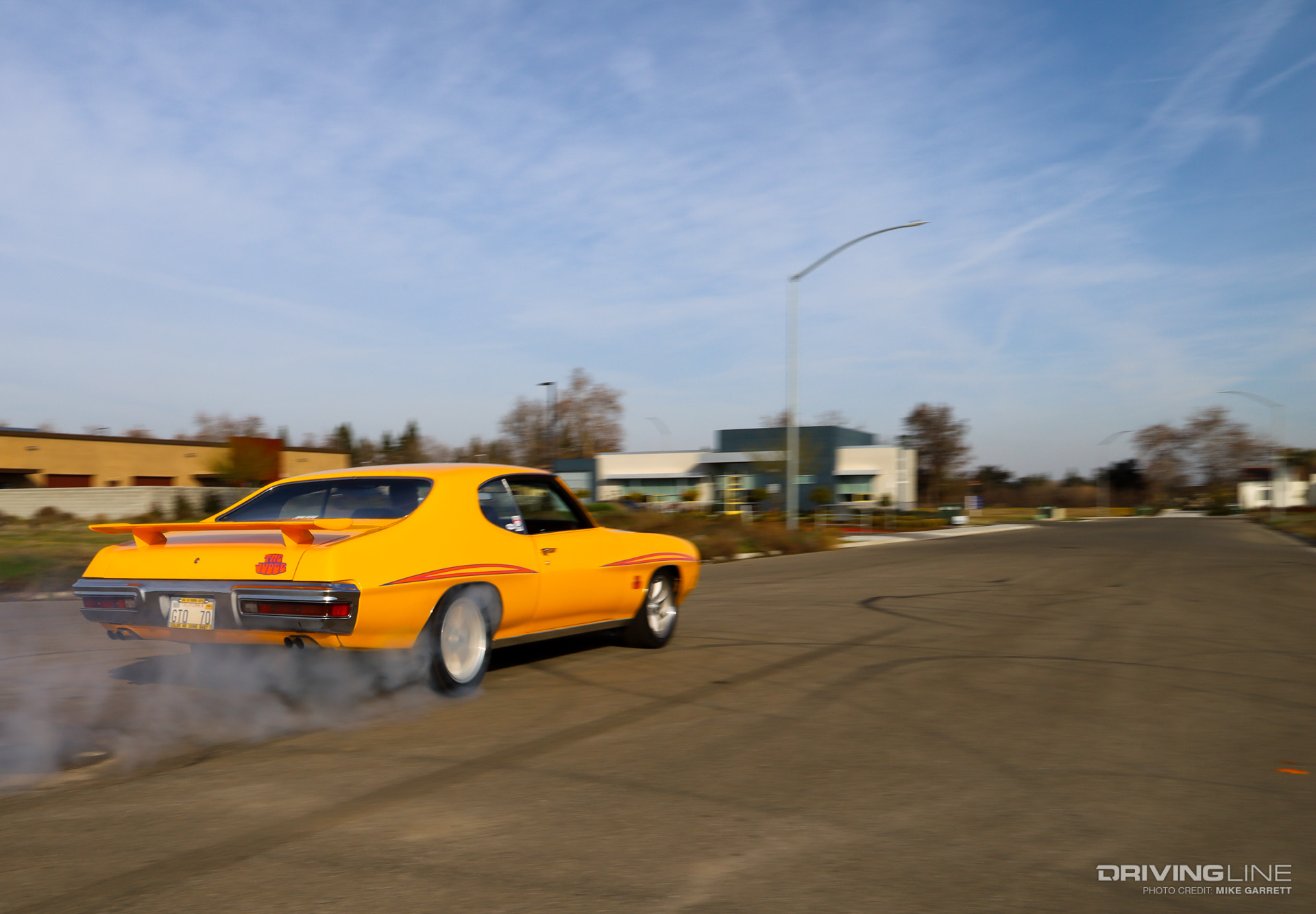 1970 Pontiac GTO Burnout