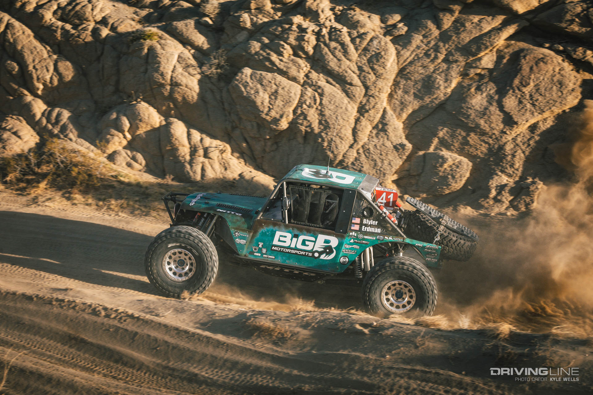Josh Blyler Kicks Up Dust Through Desert at KOH 2020