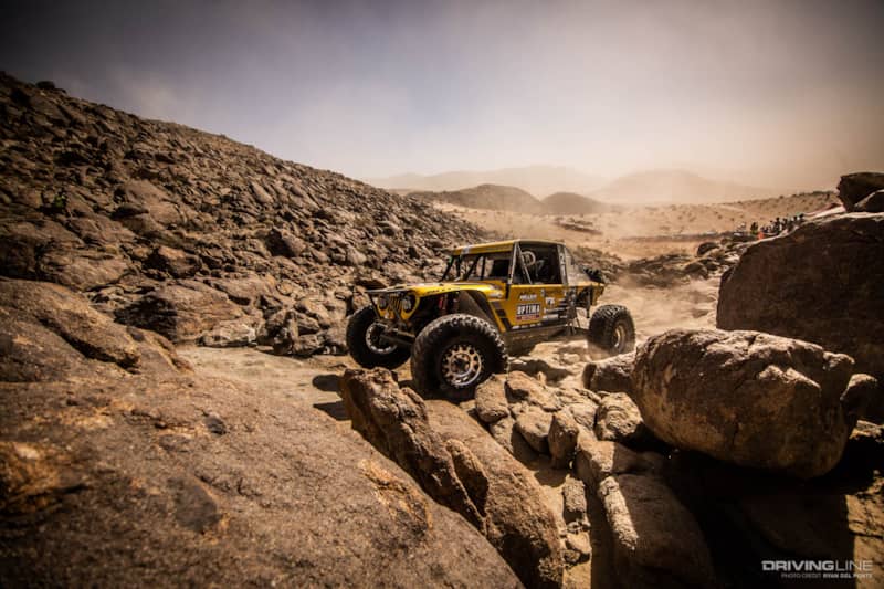 Erik Miller Rock Crawling at 2020 King of the Hammers Ultra4 Race