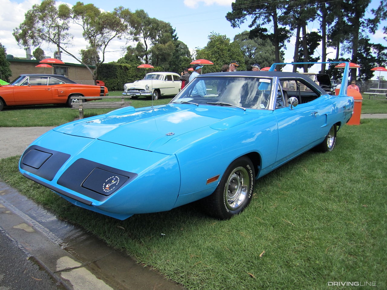 Plymouth Superbird in blue