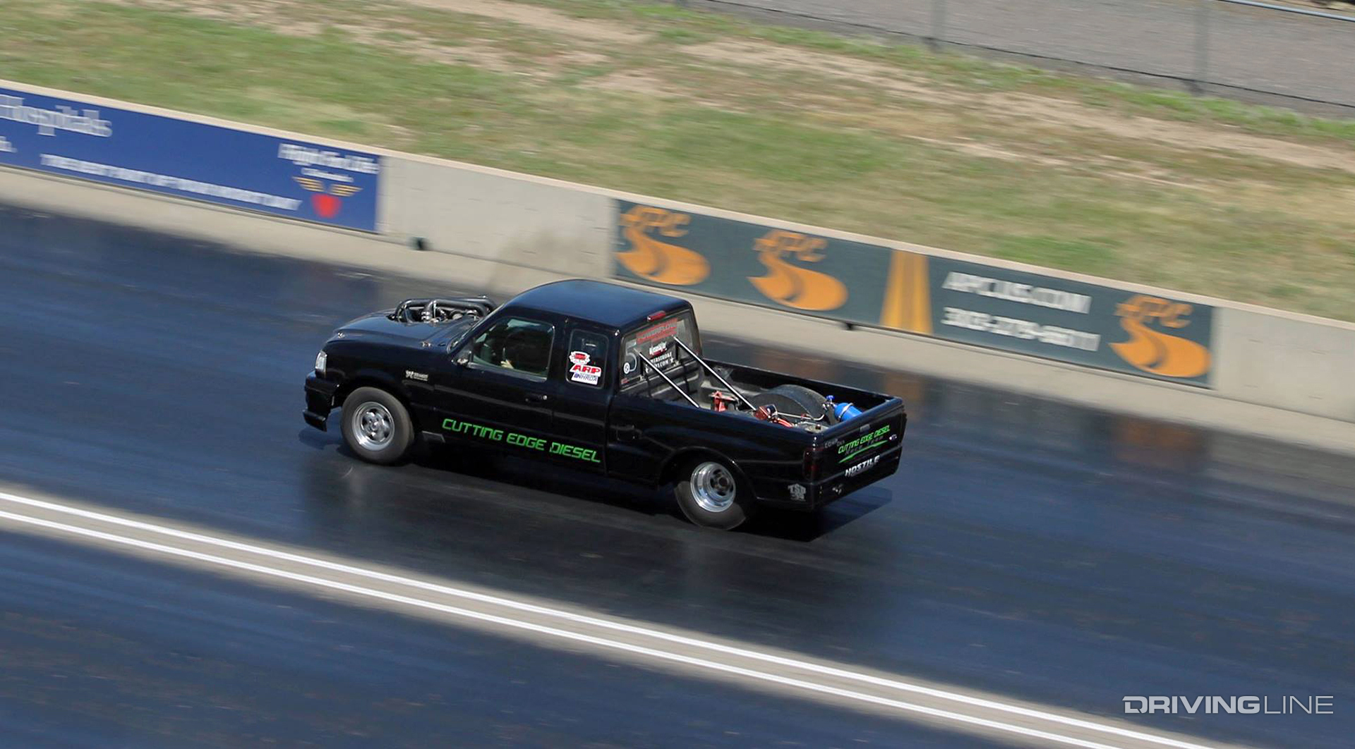 Ford Ranger Power Stroke Drag Race