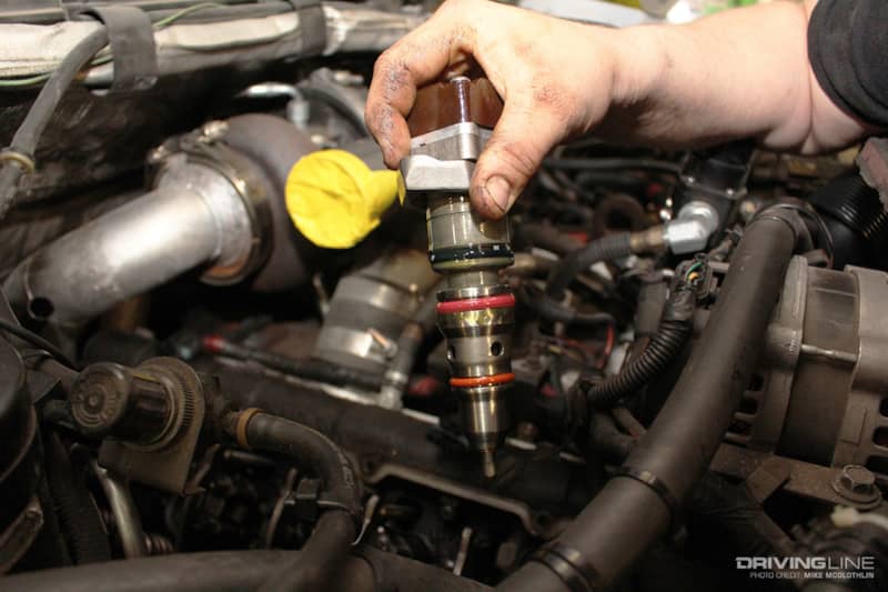 Power Stroke Diesel Fuel Injector Install