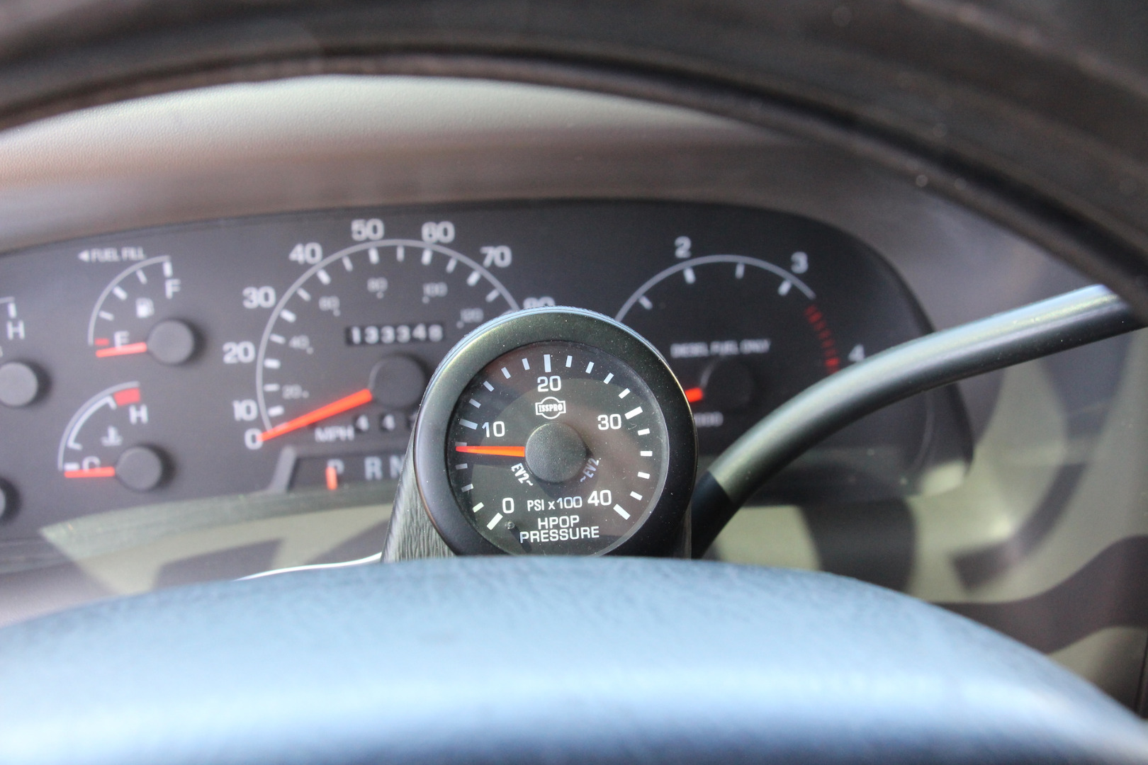 Power Stroke HPOP Pressure Gauge