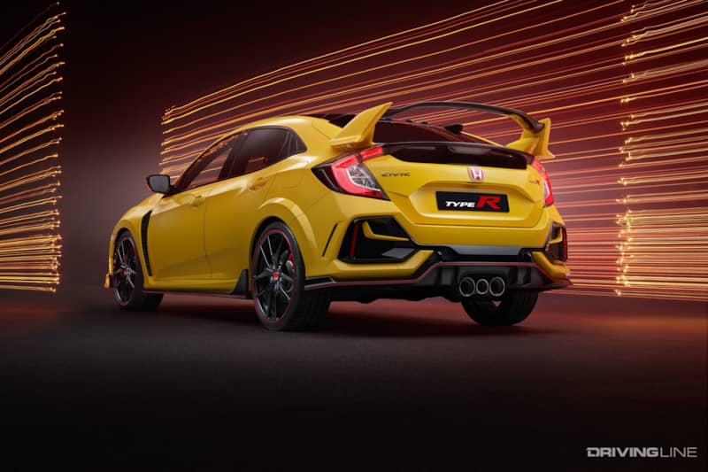 2021 Honda Civic Type R Special Edition Rear