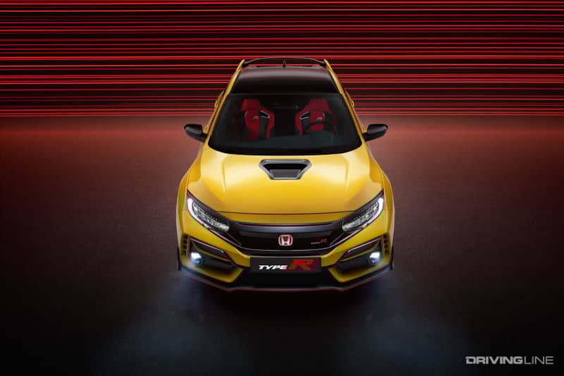 2021 Honda Civic Type R Yellow Front