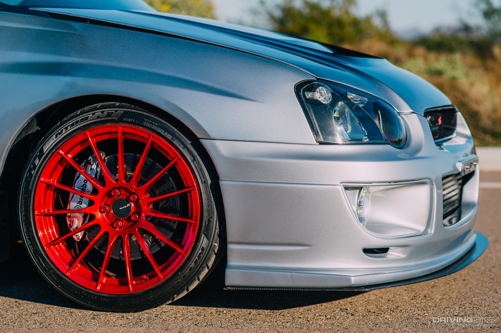 Subaru Impreza STI Cosworth on Nitto NT05 - Front Clip