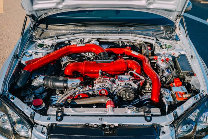 Subaru Impreza STI Cosworth on Nitto NT05 - Engine Bay