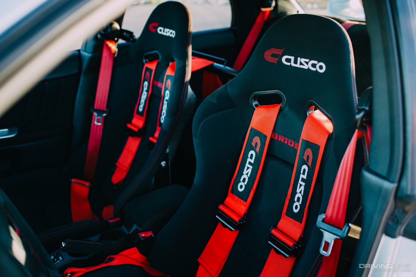 Subaru Impreza STI Cosworth on Nitto NT05 - Cusco Stadia II Seats