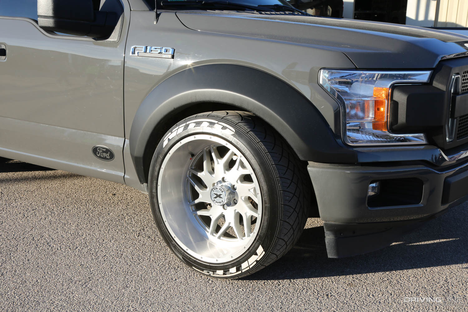 Nitto NT420S tire on Ford F150