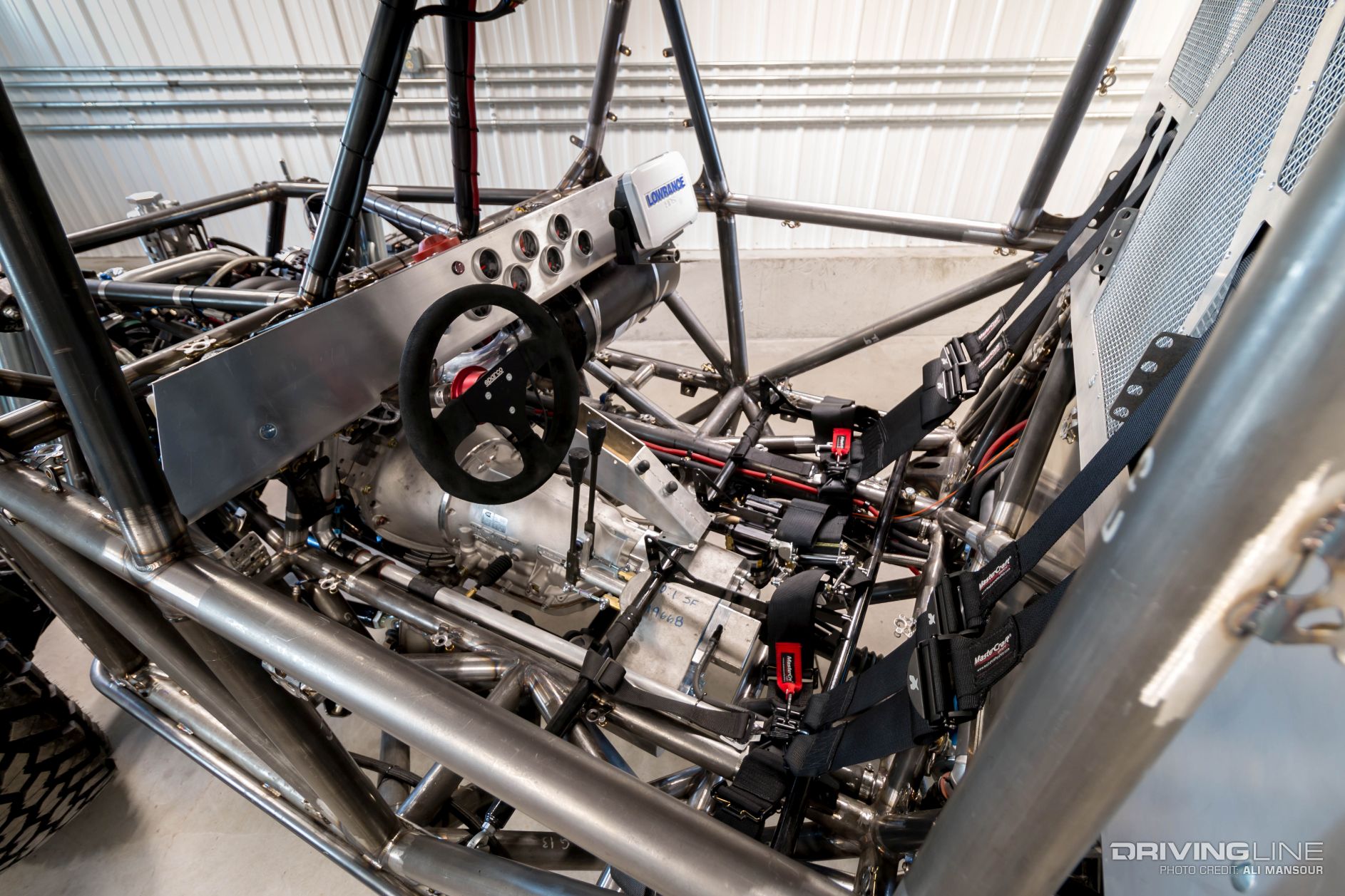 Josh blyler koh 4400 car inside miller motorsports chassis