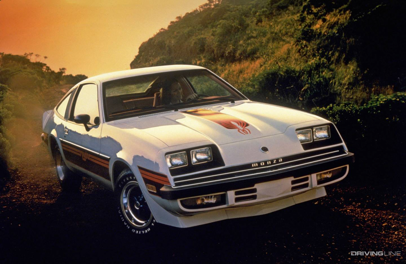 Chevy Monza Hatchback white rally package