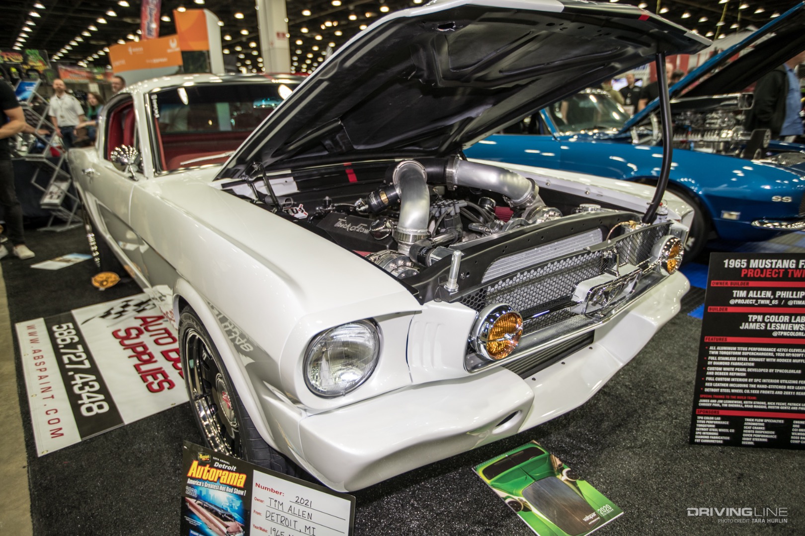 "Project Twin" 1965 Ford Mustang at Detroit Autorama 2020