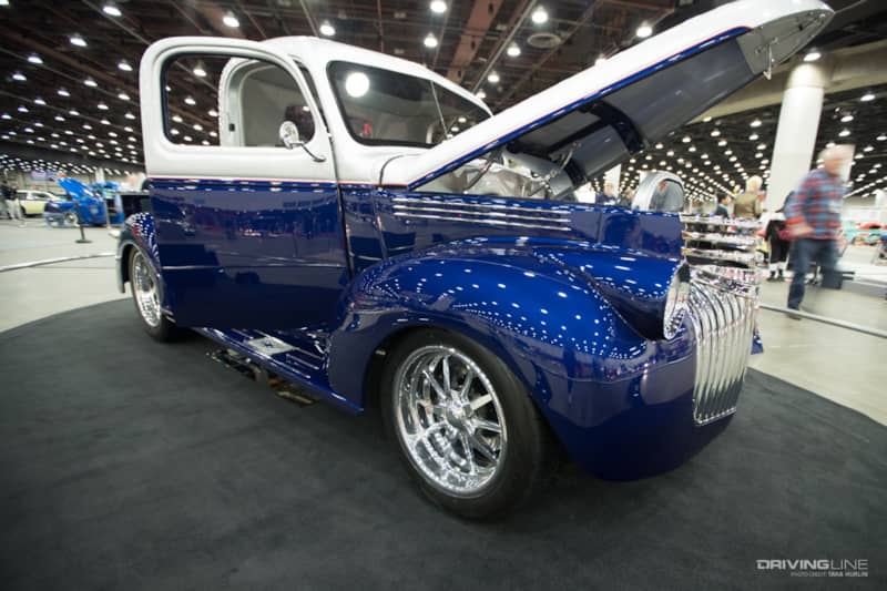 American Gasser Hot Rod Shop 1946 Chevrolet Pickup on Nitto tires.