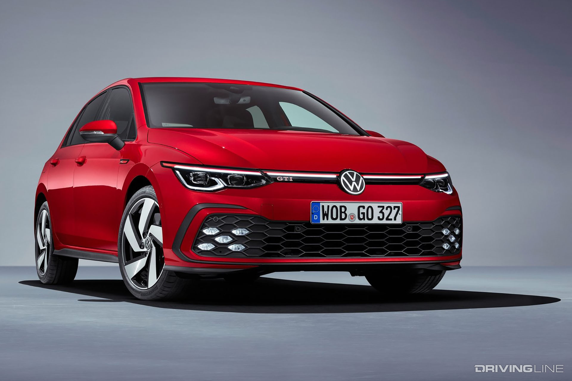 Volkswagen Golf GTI Mk8 Red Front