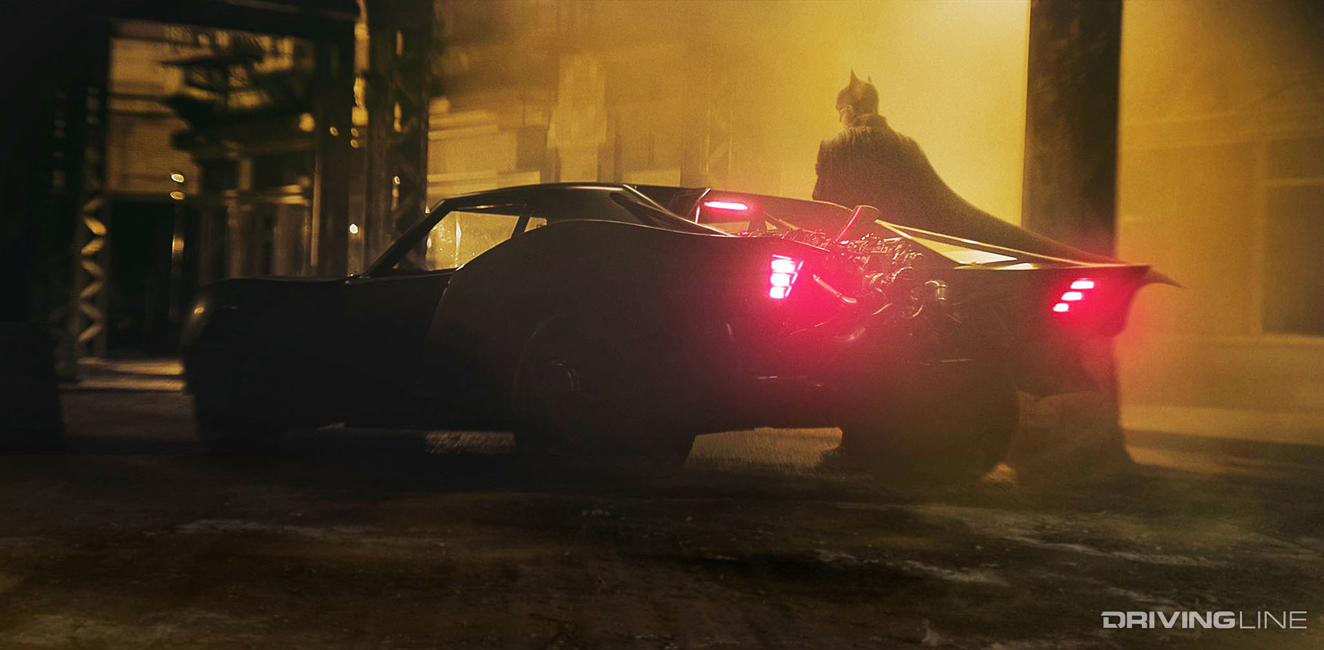 The Batman 2021 Batmobile Rear