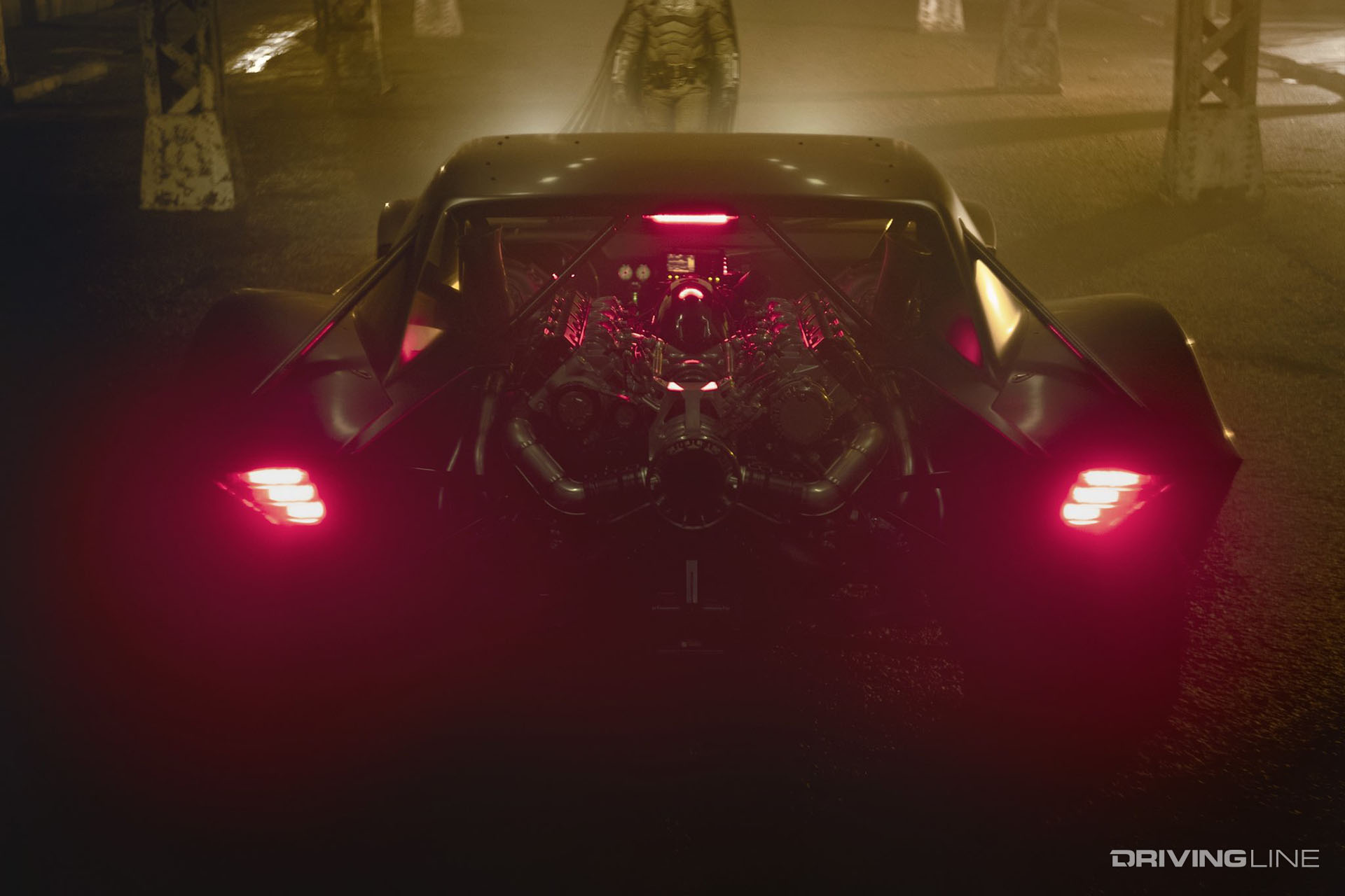 2021 The Batman Batmobile Rear View