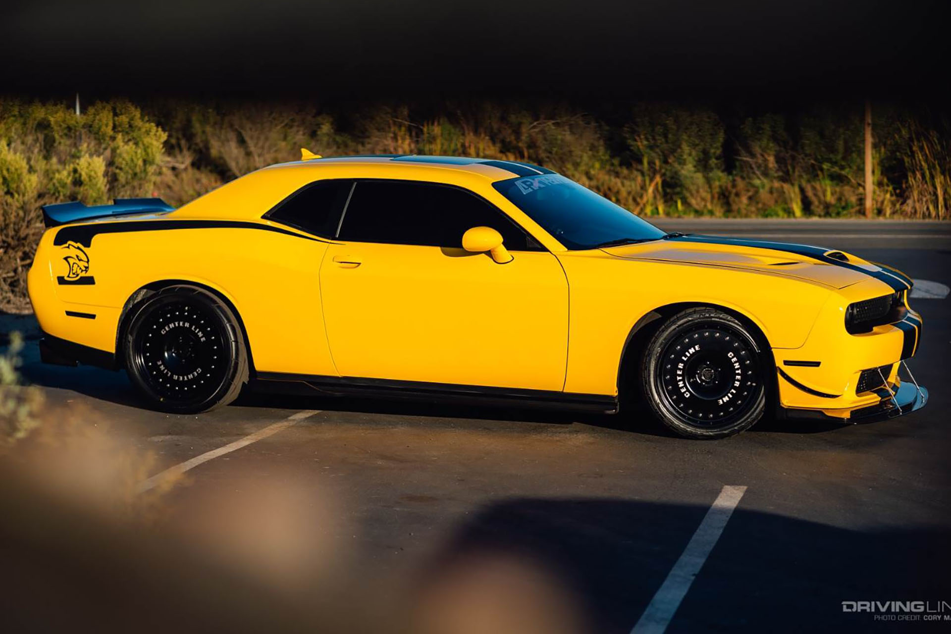 Dodge Challenger Hellcat Yellow