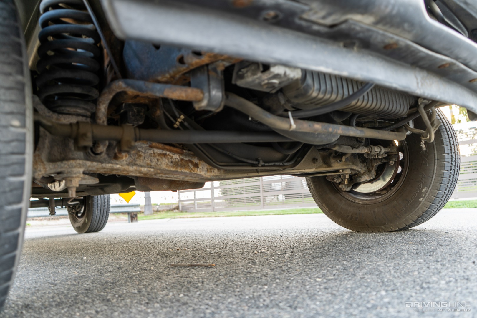 E350 Front i-beam suspension