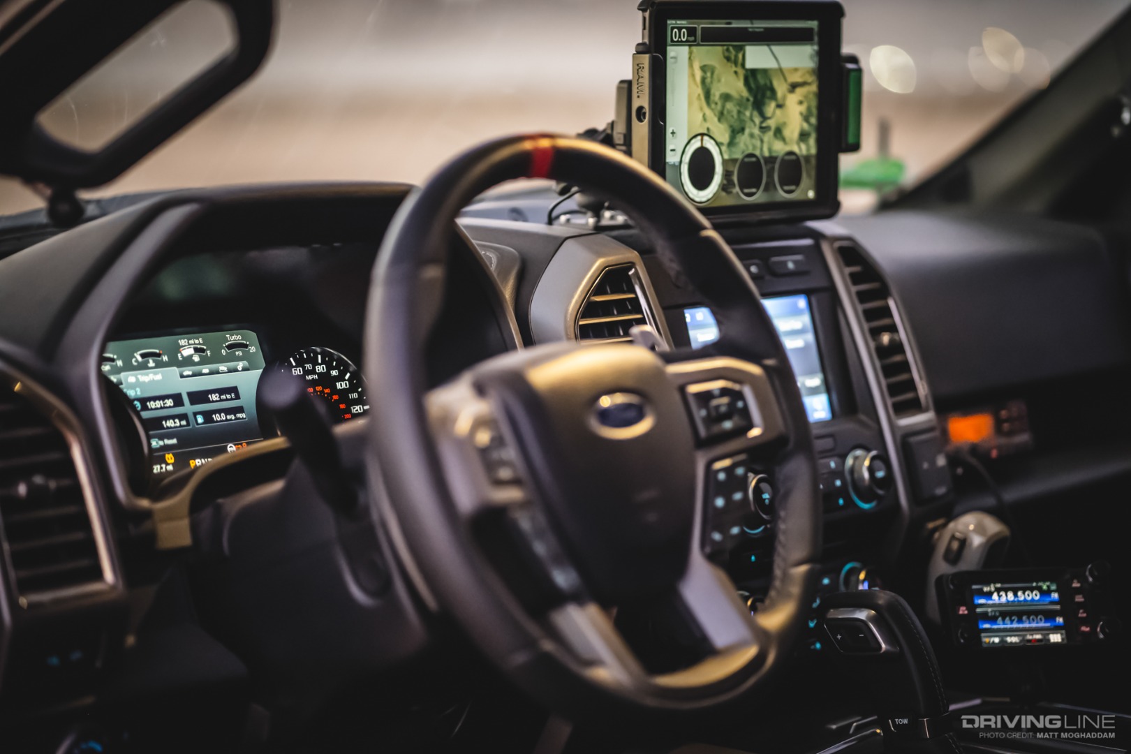 Raptor Gen 2 interior displays