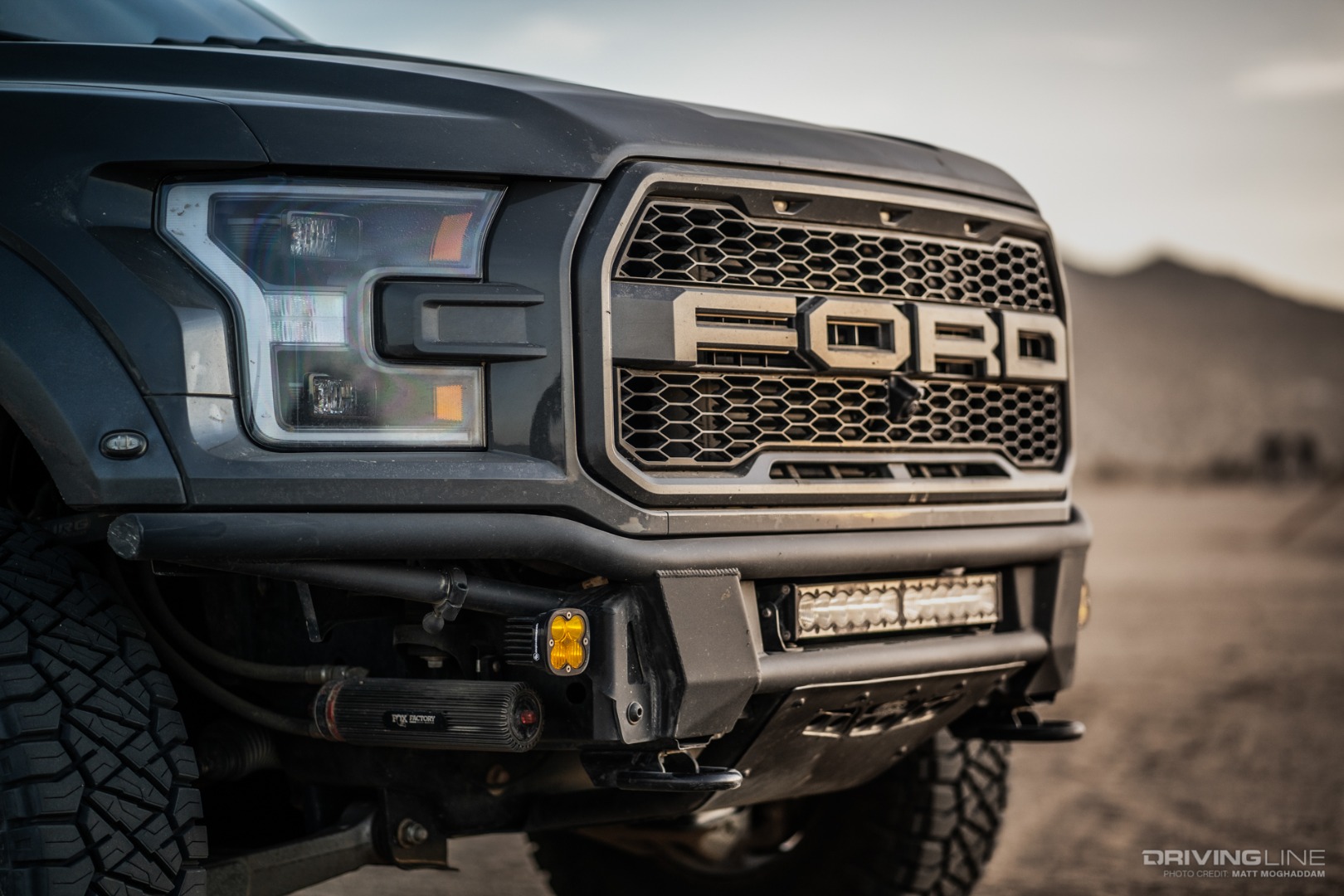 Raptor front bumper and grill