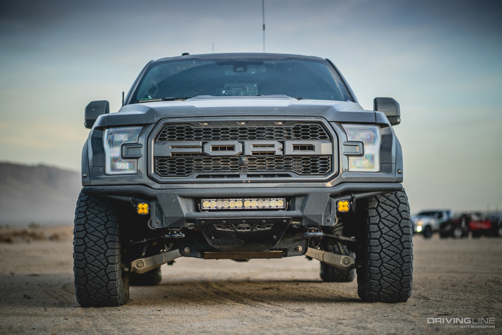 Ford Raptor front grill and bumper