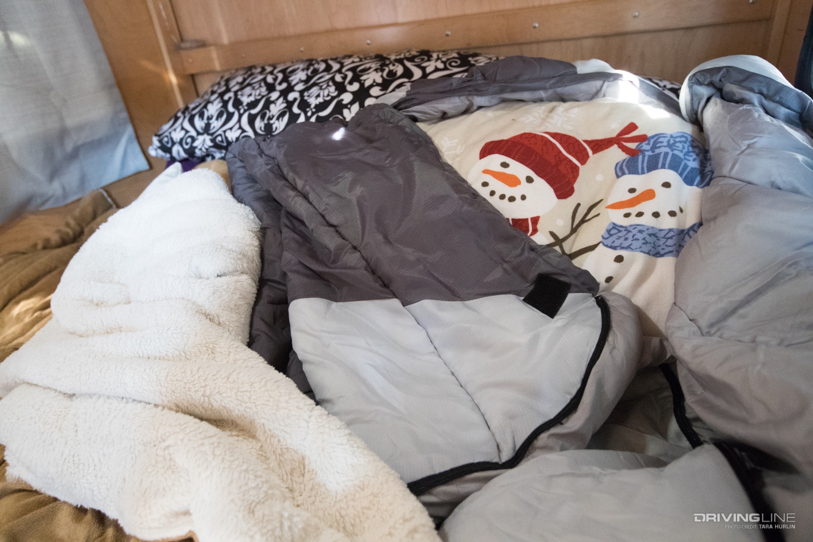 Sleeping bags for winter overland off-road camping