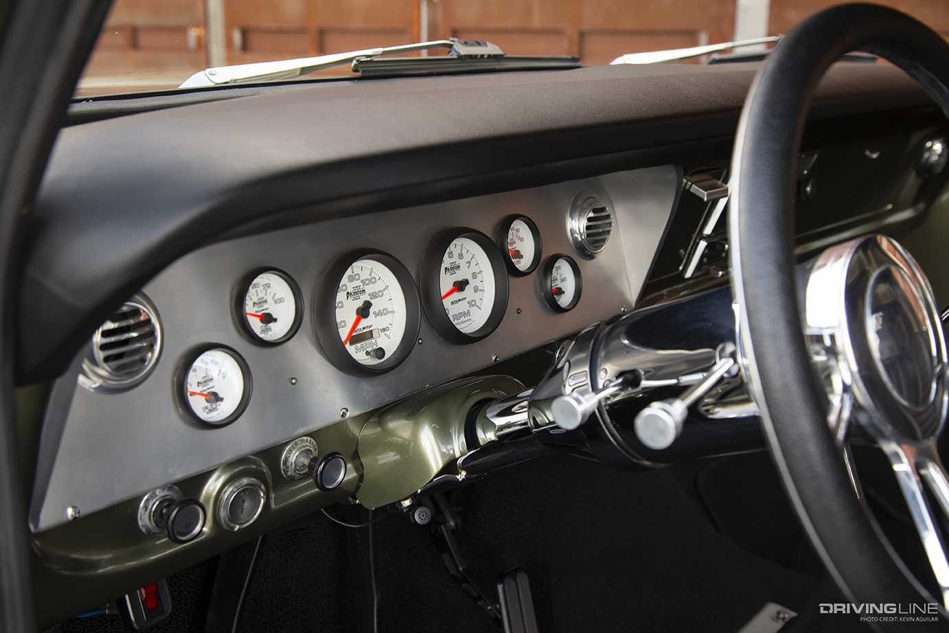 Gauges of Matt Girard's '72 Ford F100