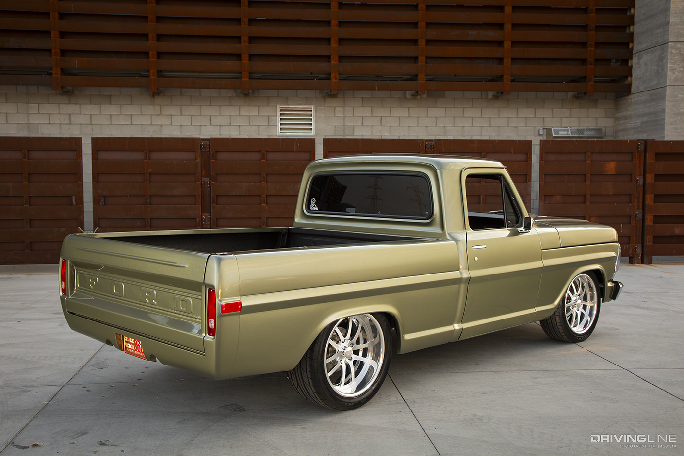 Rear of Matt Girard's '72 Ford F100
