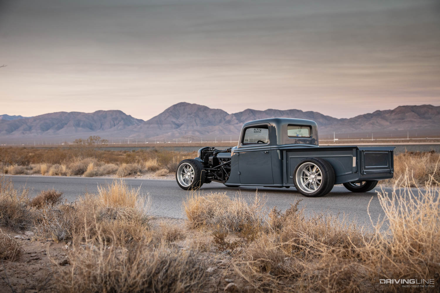 SMG Motoring x Factory Five Racing pickup truck driver side