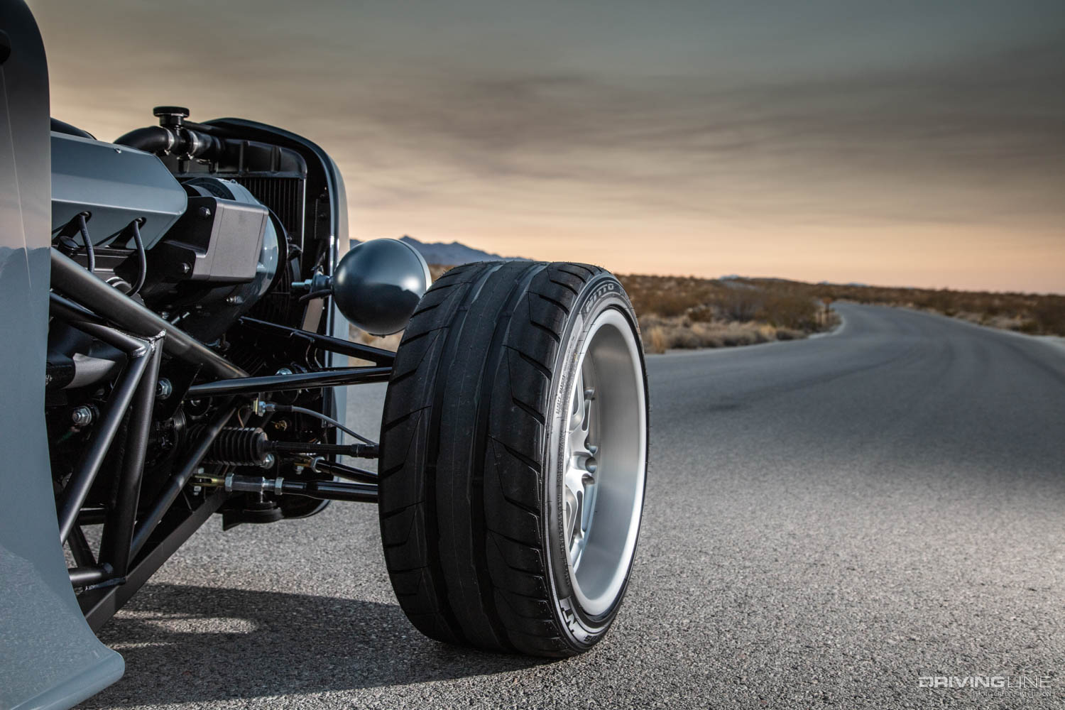 Nitto NT05 Max Performance Tire on a Hot Rod