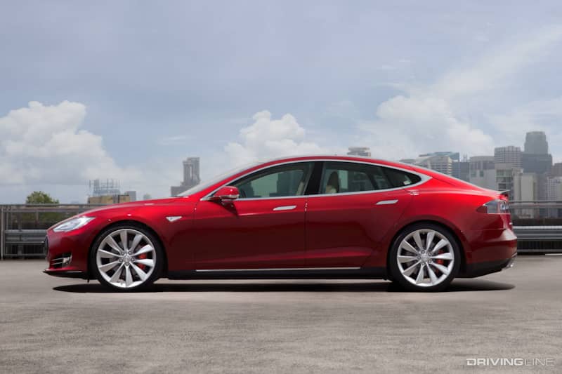 Tesla Model S Side View