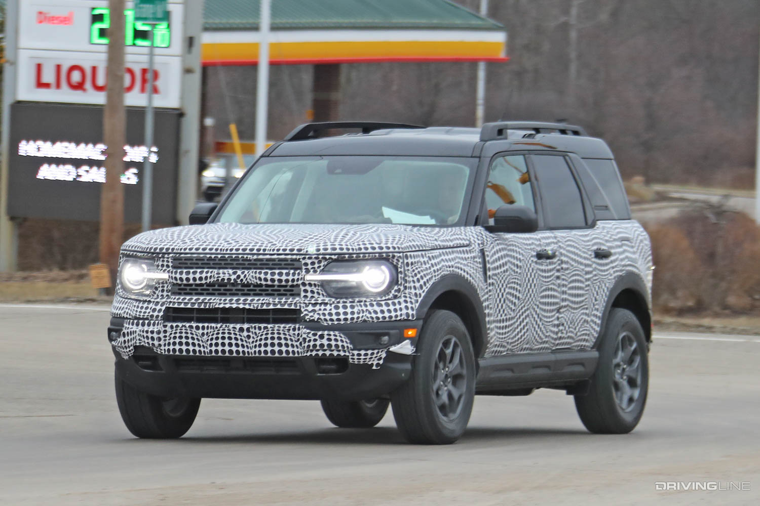 2021 Ford Bronco Sport Spy Photo driving