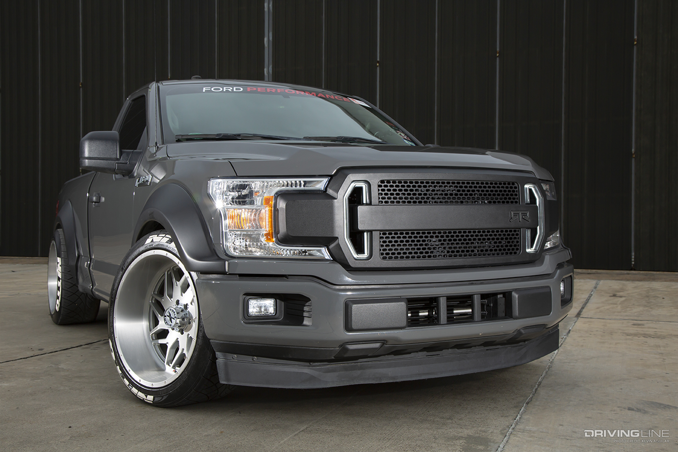 Front of Rear of Landon Smith's Widebody Ford F150