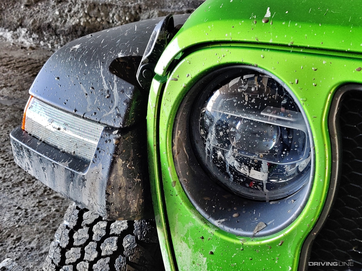 2020 Jeep Wrangler Rubicon Mojito! headlight and front fender