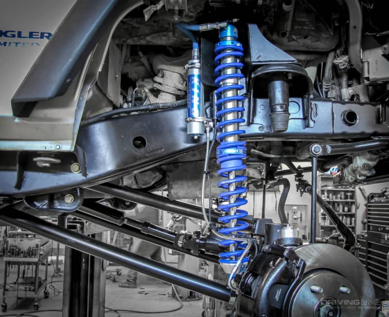 evo mfg bolt on jk coilovers