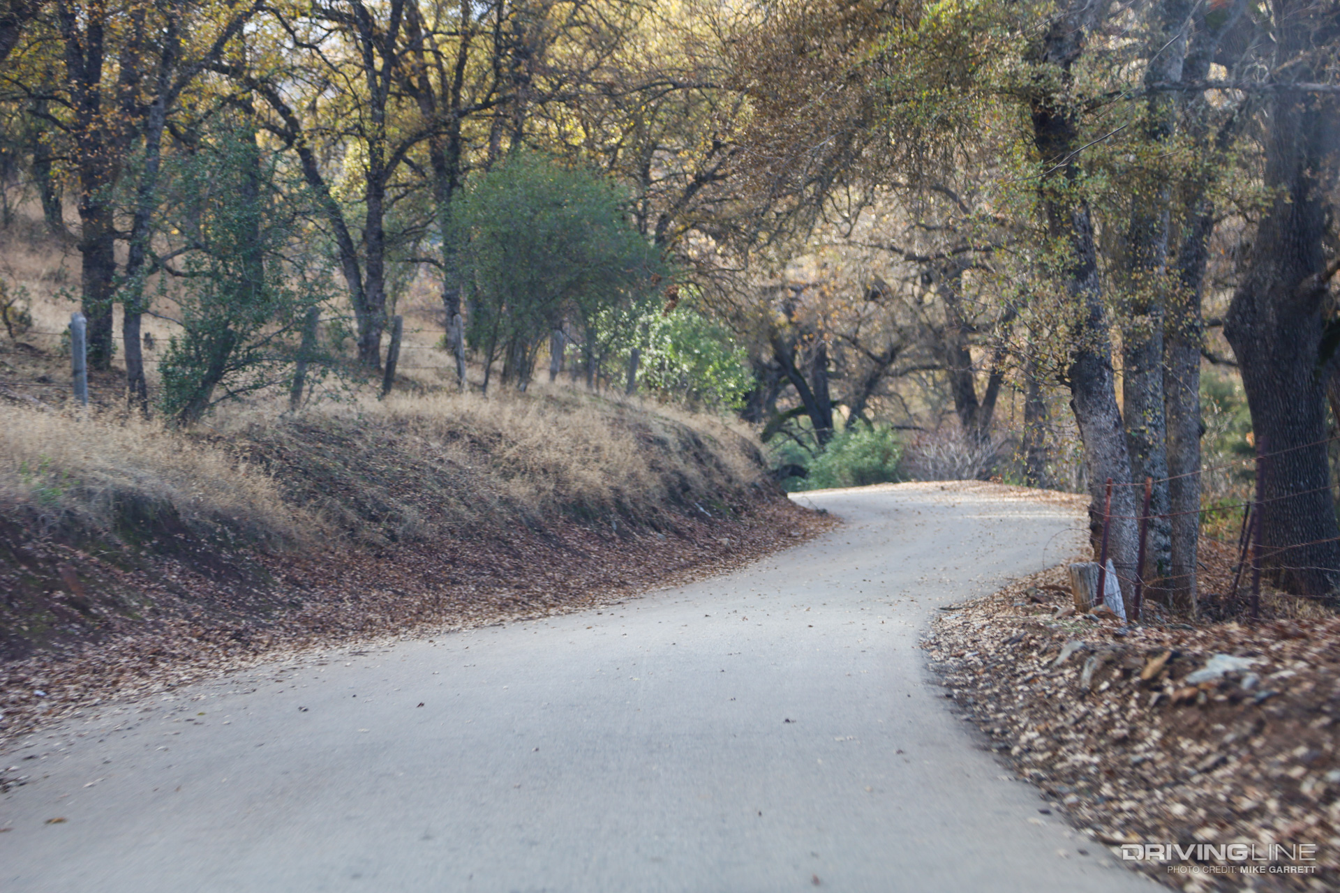 Deserted Foothill Road