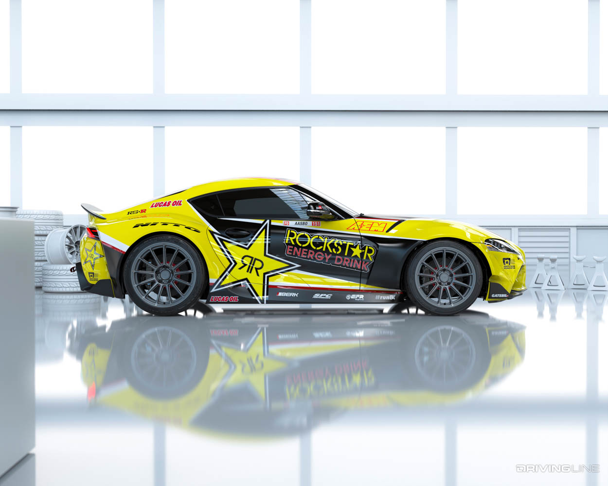 Fredric Aasbo Team Nitto 2020 Toyota Supra Formula Drift Car
