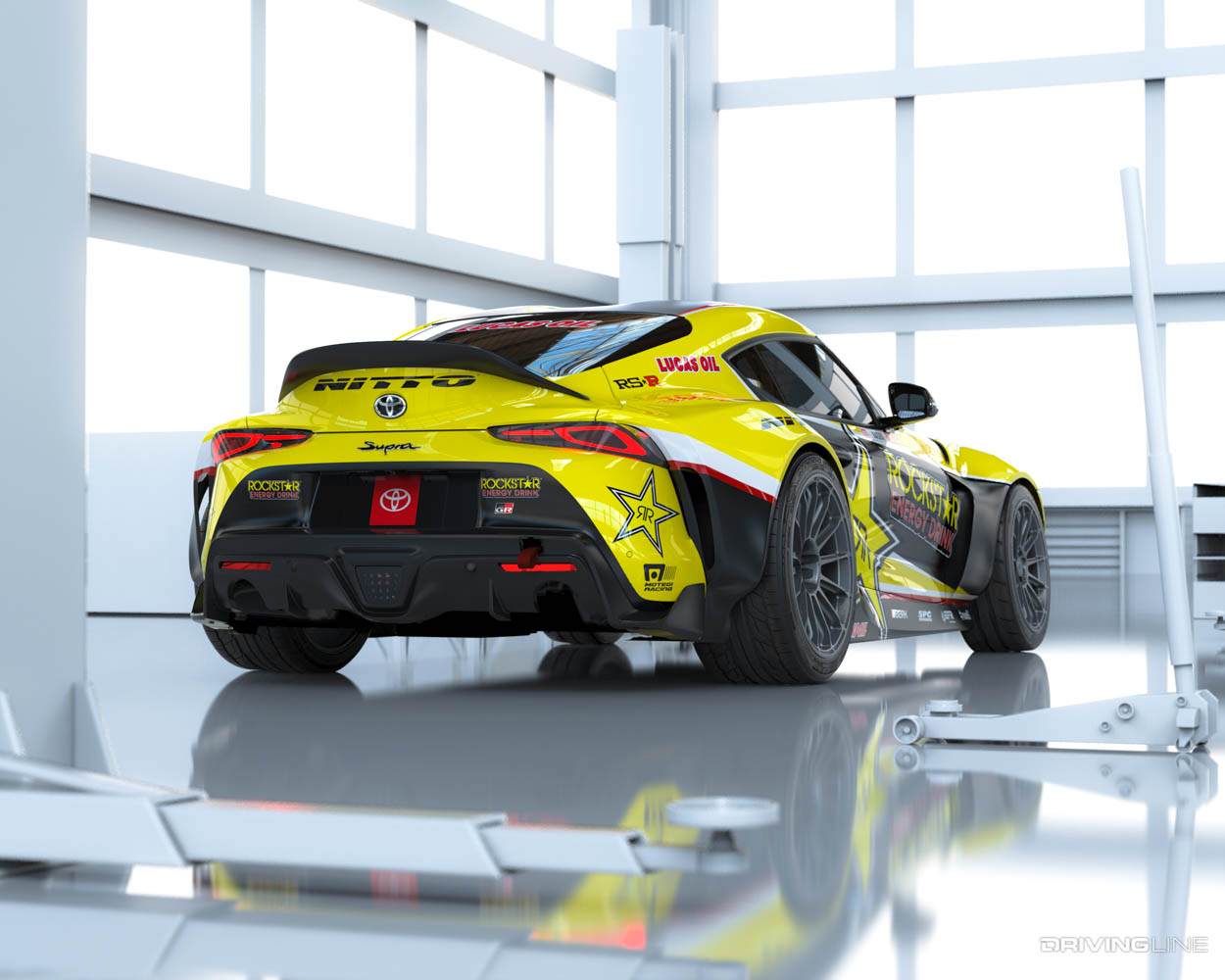 Fredric Aasbo Team Nitto 2020 Toyota Supra Formula Drift Car on NT555 G2 Tires