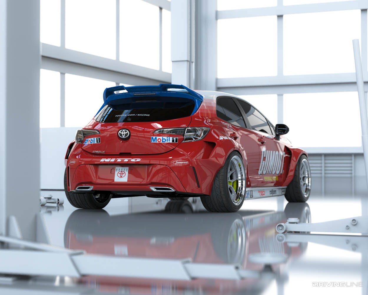 Ryan Tuerck 2020 Formula Drift Toyota Carolla on Nitto NT555 G2 tires