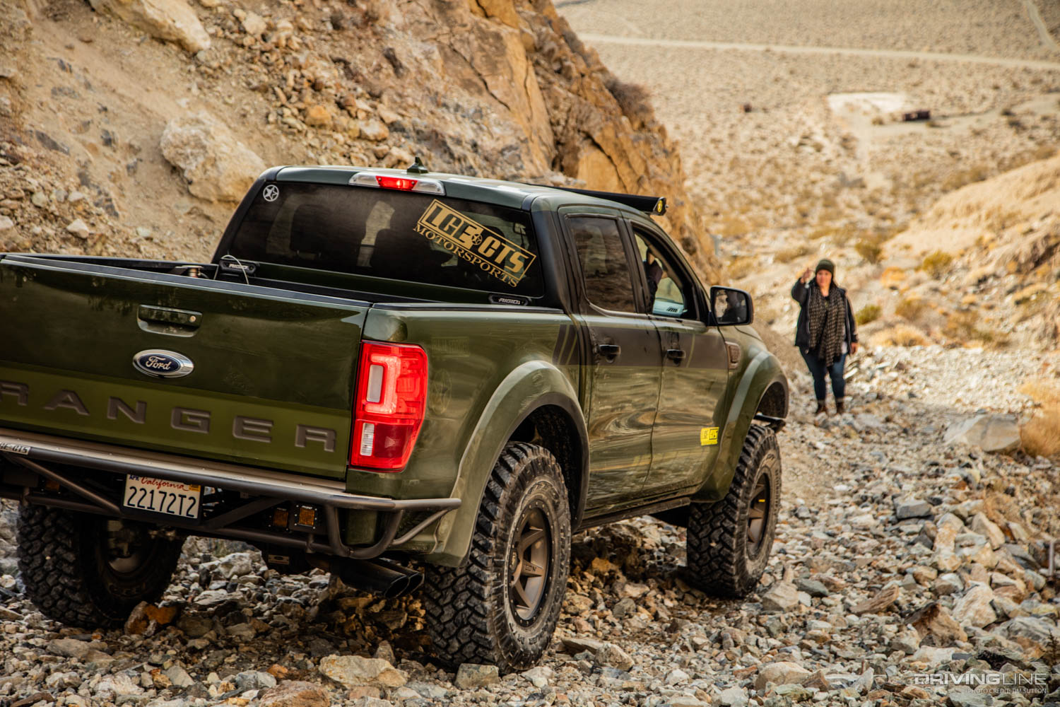 Spotting off-roading Ford Ranger on Nitto Trail Grappler tires
