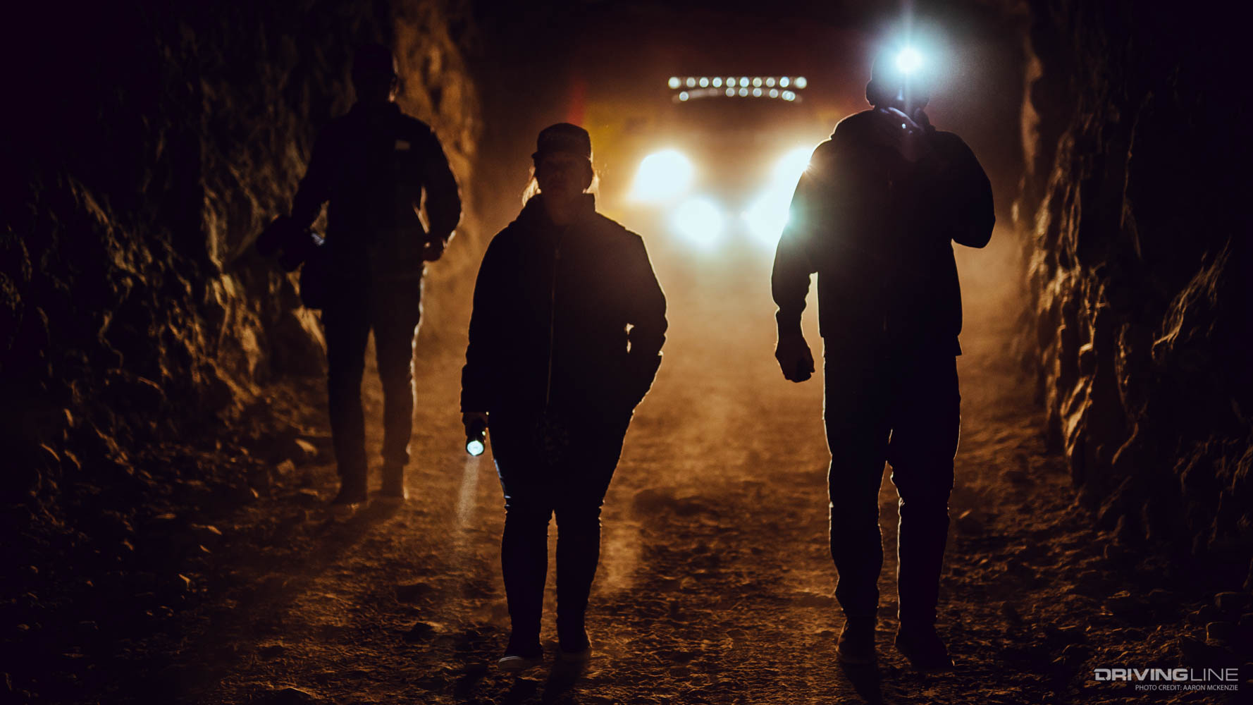 Driving a Ford Ranger in Reward Mine Alabama hills