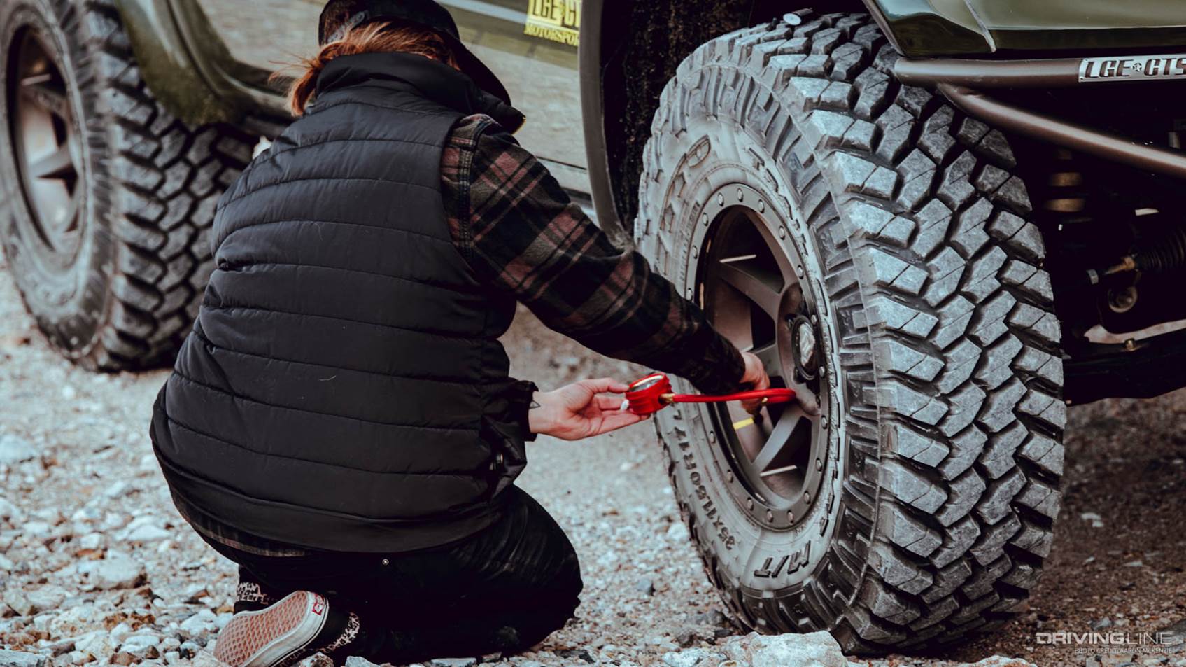 Airing Down Trail Grapplers on a Ford Ranger