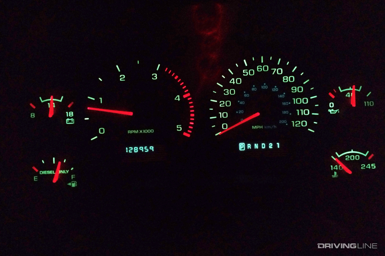 2002 Dodge Ram 2500 Cummins Tachometer